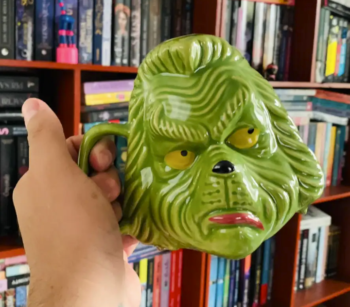 Taza El Grinch en 3D - Tazas Navideñas