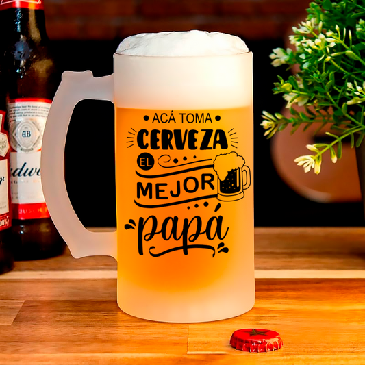 Chop Cervecero Acá Toma Cerveza el Mejor Papá - Chop Cervecero Papá