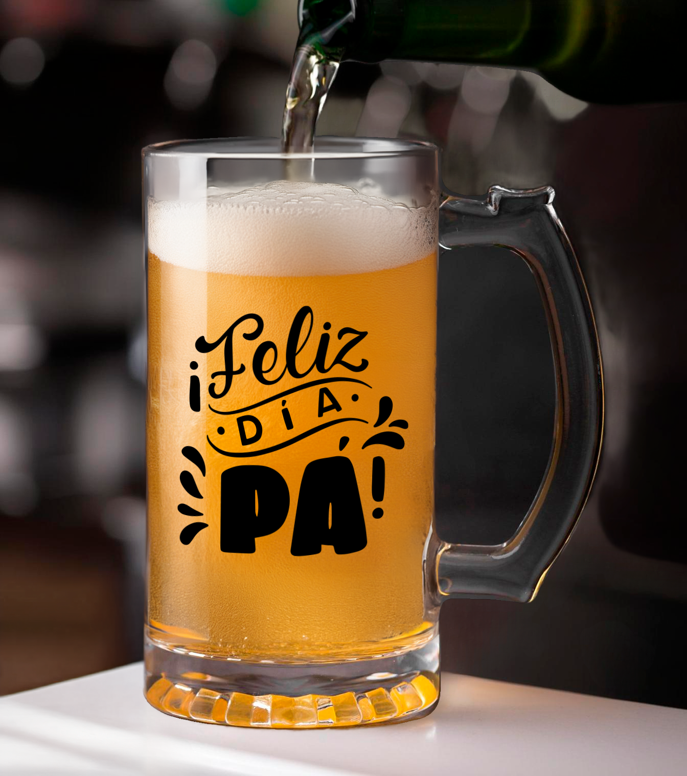 Chop Cervecero Feliz Día Pá - Chop Cervecero Papá