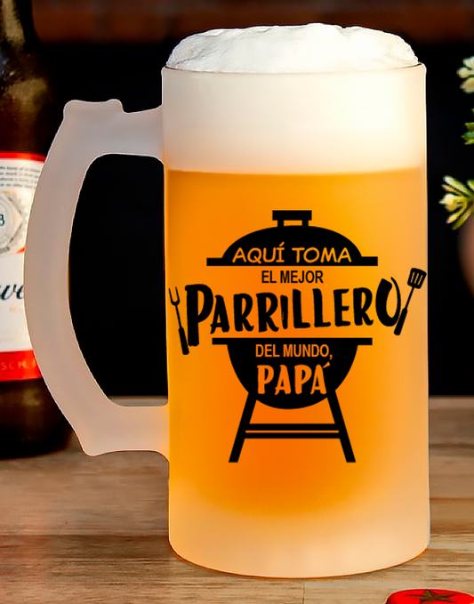 Chop Cervecero Pavonado El Mejor Parrillero del Mundo - Chop Cervecero Día del Padre - Chops para Papá