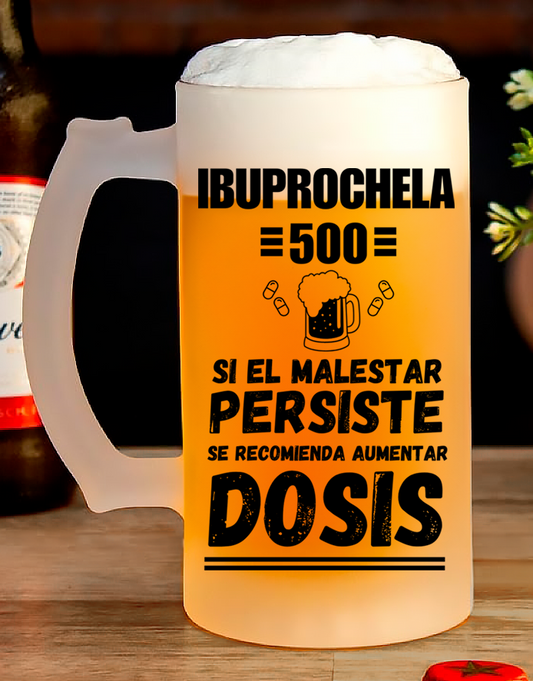 Chop Cervecero Pavonado Ibuprochela 500 - Chop Cervecero Día del Padre - Chops para Papá