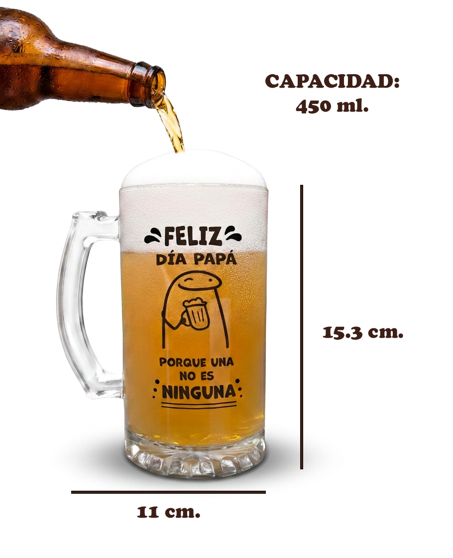 Chop Cervecero Porque una no es Ninguna Personalizado con Nombre | Chop Cervecero Papá
