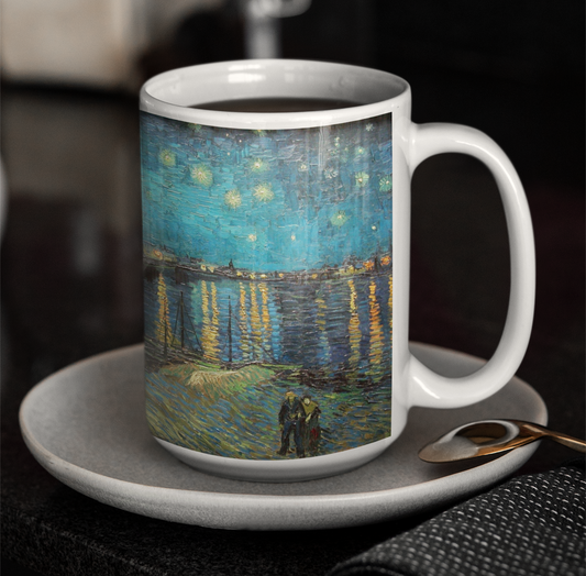 Taza La Noche Estrellada sobre Ródano - Taza Van Gogh