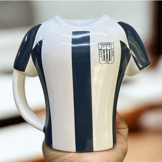 Taza Camiseta Alianza Lima 3D - Taza Alianza Lima - Taza Fútbol