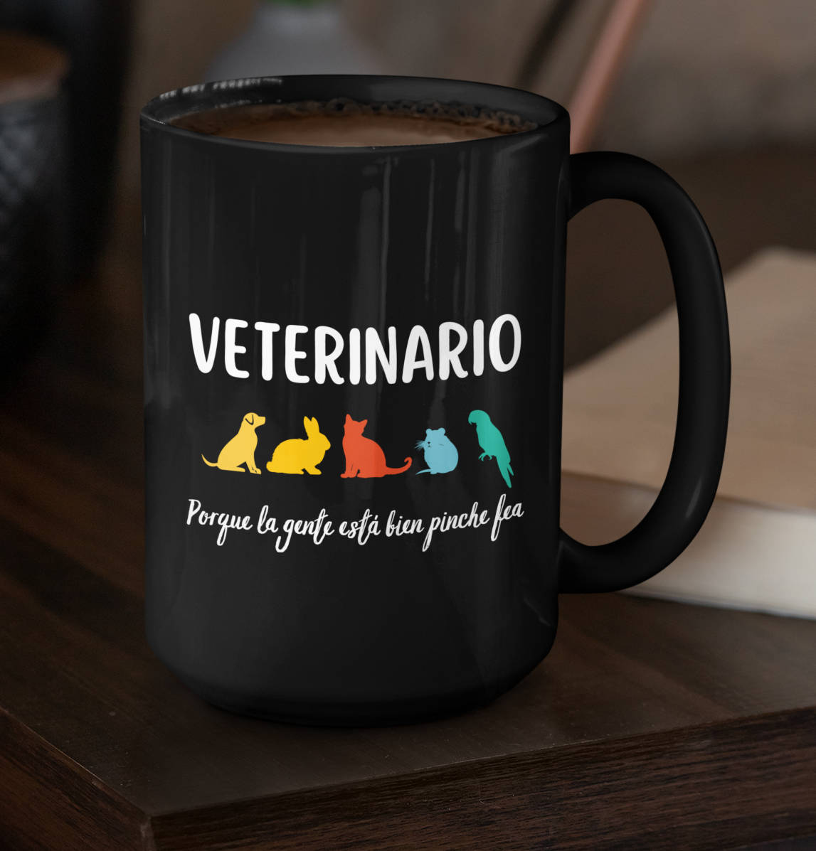 Taza Veterinario porque la gente está bien pinche fea - Taza para Veterinario