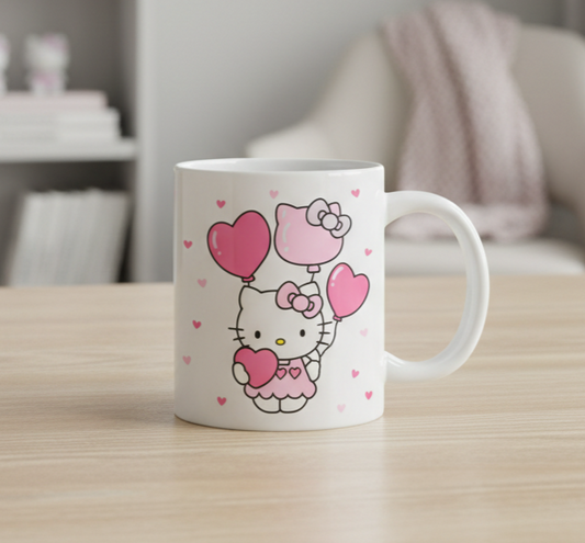 Taza Hello Kitty Vintage | Tazas Hello Kitty | Taza Blanca de 11 oz