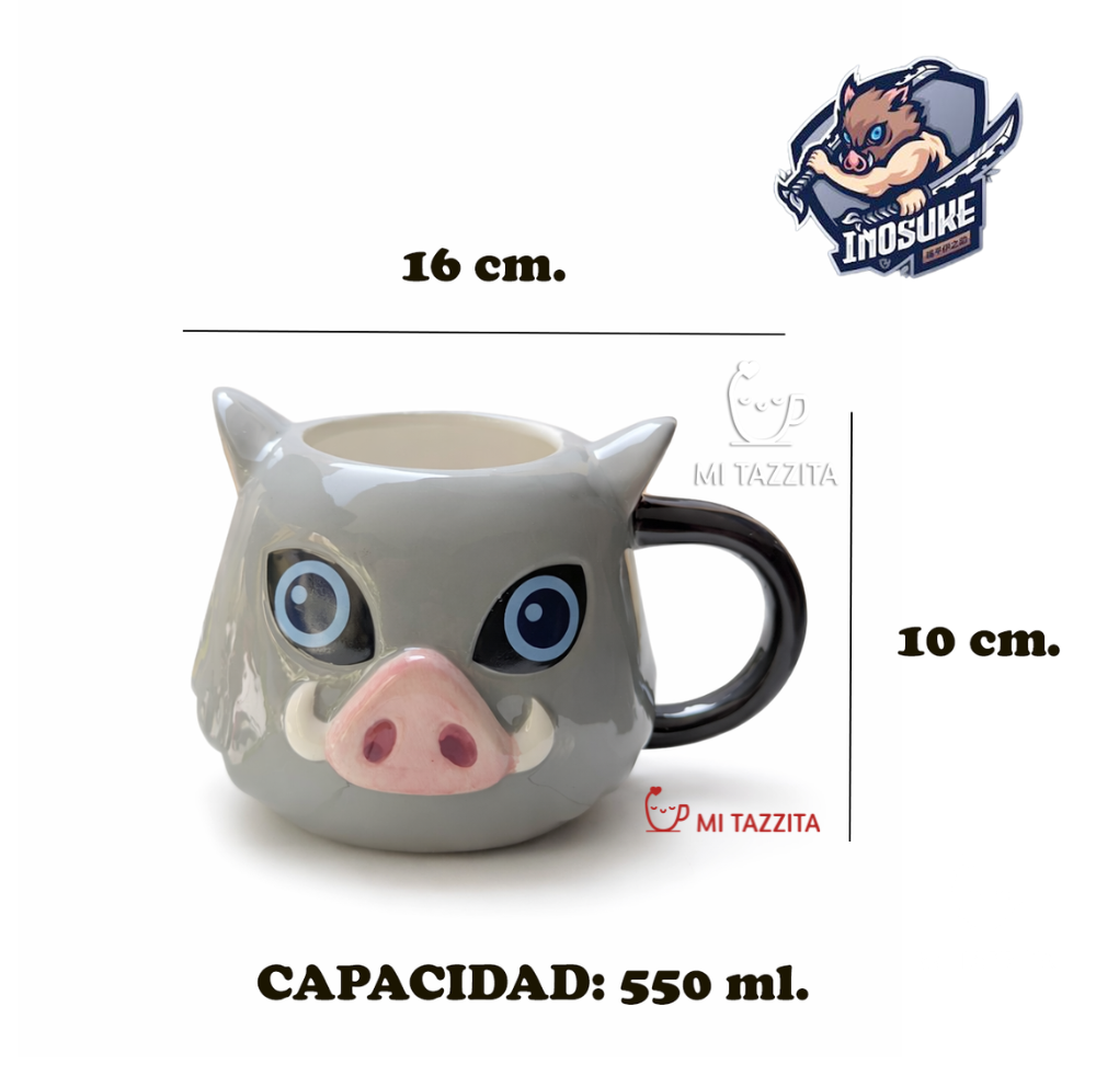 Taza Inosuke Hashibira | Tazas Demon Slayer