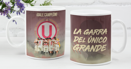 Taza La Garra del único Grande - Taza Blanca 11 oz - Taza de Fútbol - Tazas Universitario