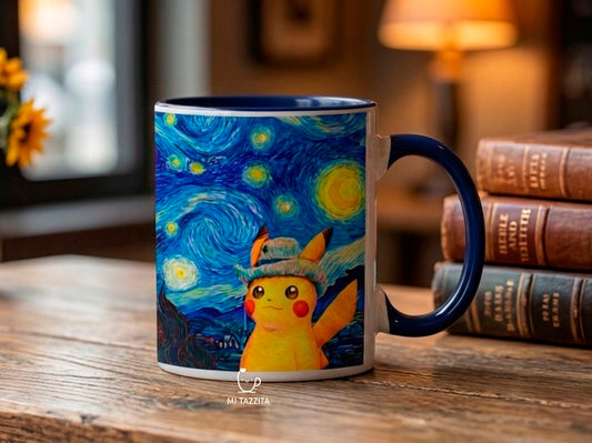 Taza Pikachu Van Gogh | Tazas Pokémon