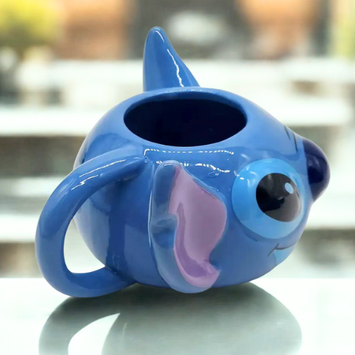 Taza Stitch Sonriente en 3D