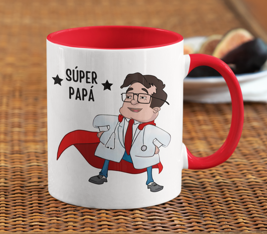 Taza Súper Papá Doctor - Taza para Papá