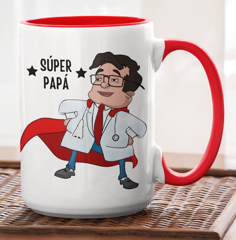Taza Súper Papá Doctor - Taza para Papá