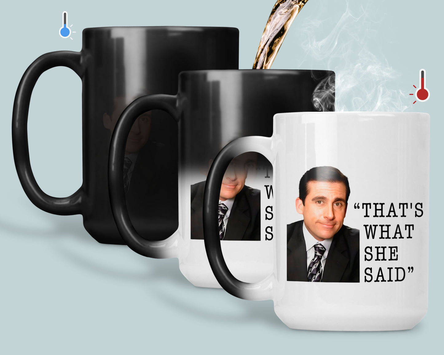 Taza That's What She Said - Taza Mágica 15 oz - Tazas The Office - Tazas de series