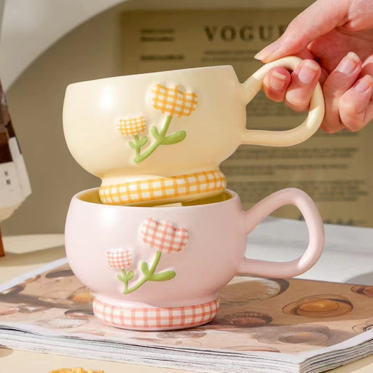 Taza Tipo Bowl de Tulipanes6