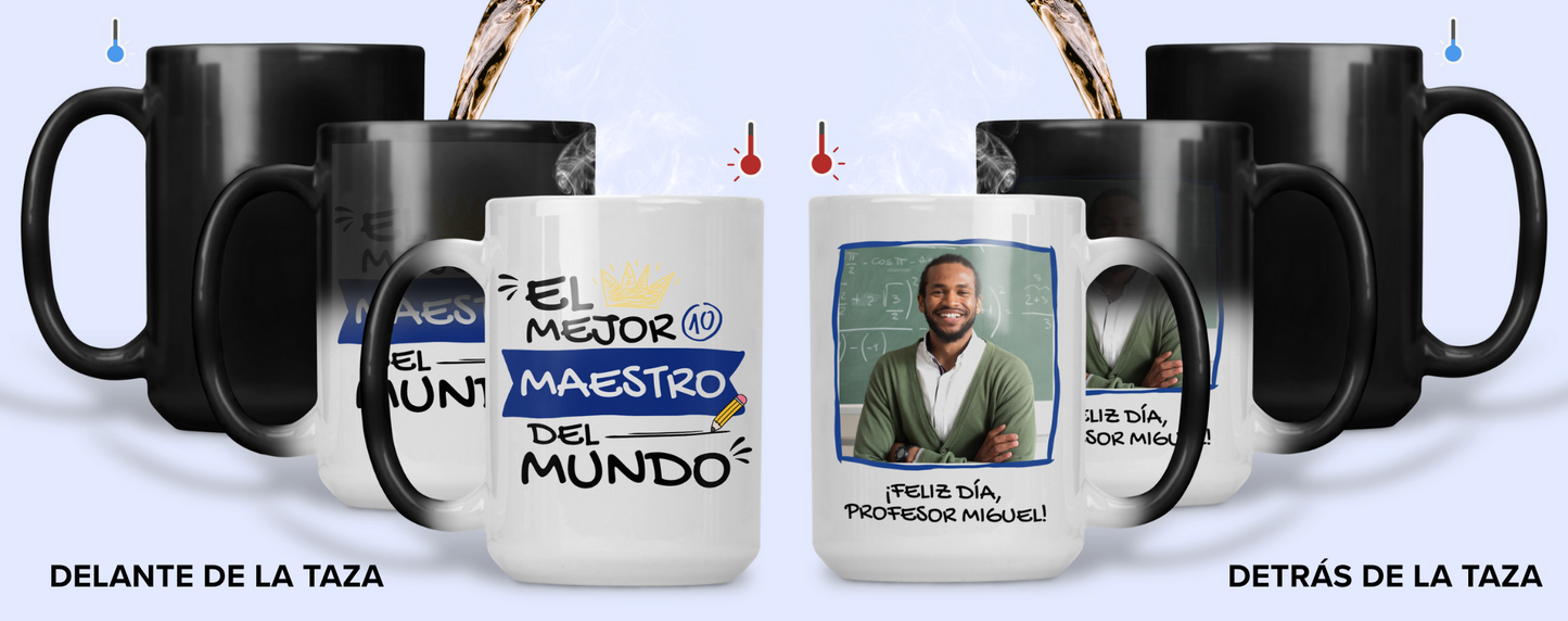 Taza Tu Profesor Favorito en tu taza Personalizada_-Taza Mágica 15 oz-Tazas Día del Maestro -Taza Profesor