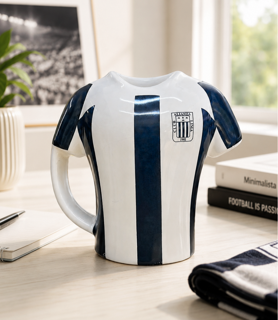 Taza Camiseta Alianza Lima 3D - Taza Alianza Lima - Taza Fútbol