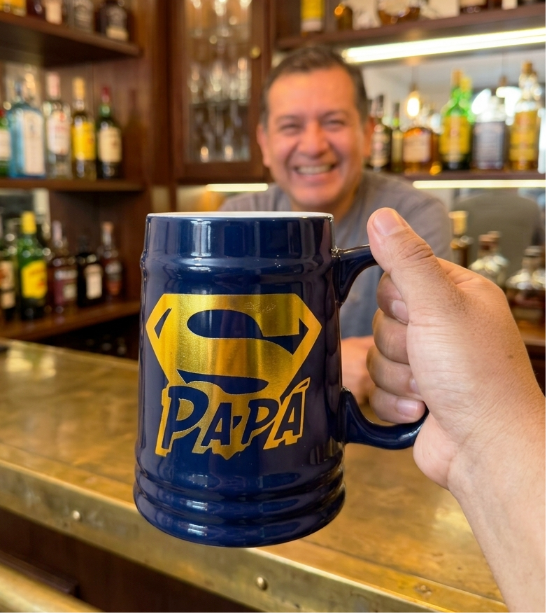 Chop/ Taza Grande Papá Guapo | Chop Cervecero para Papá
