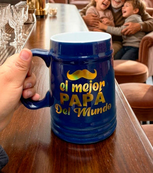 Chop/ Taza Grande Super Papá | Chop Cervecero para Papá