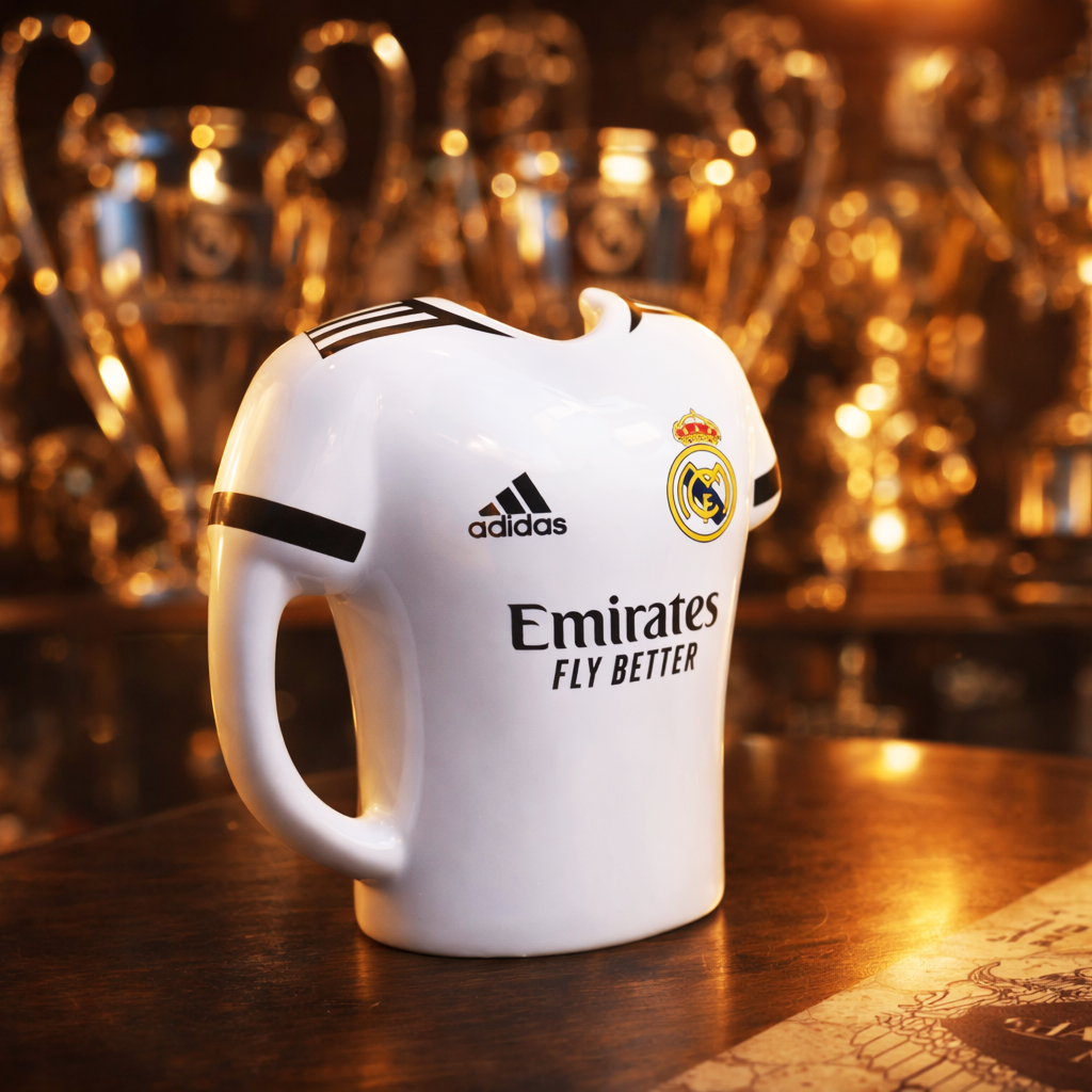 Taza Camiseta 3D Real Madrid | Tazas del Real Madrid
