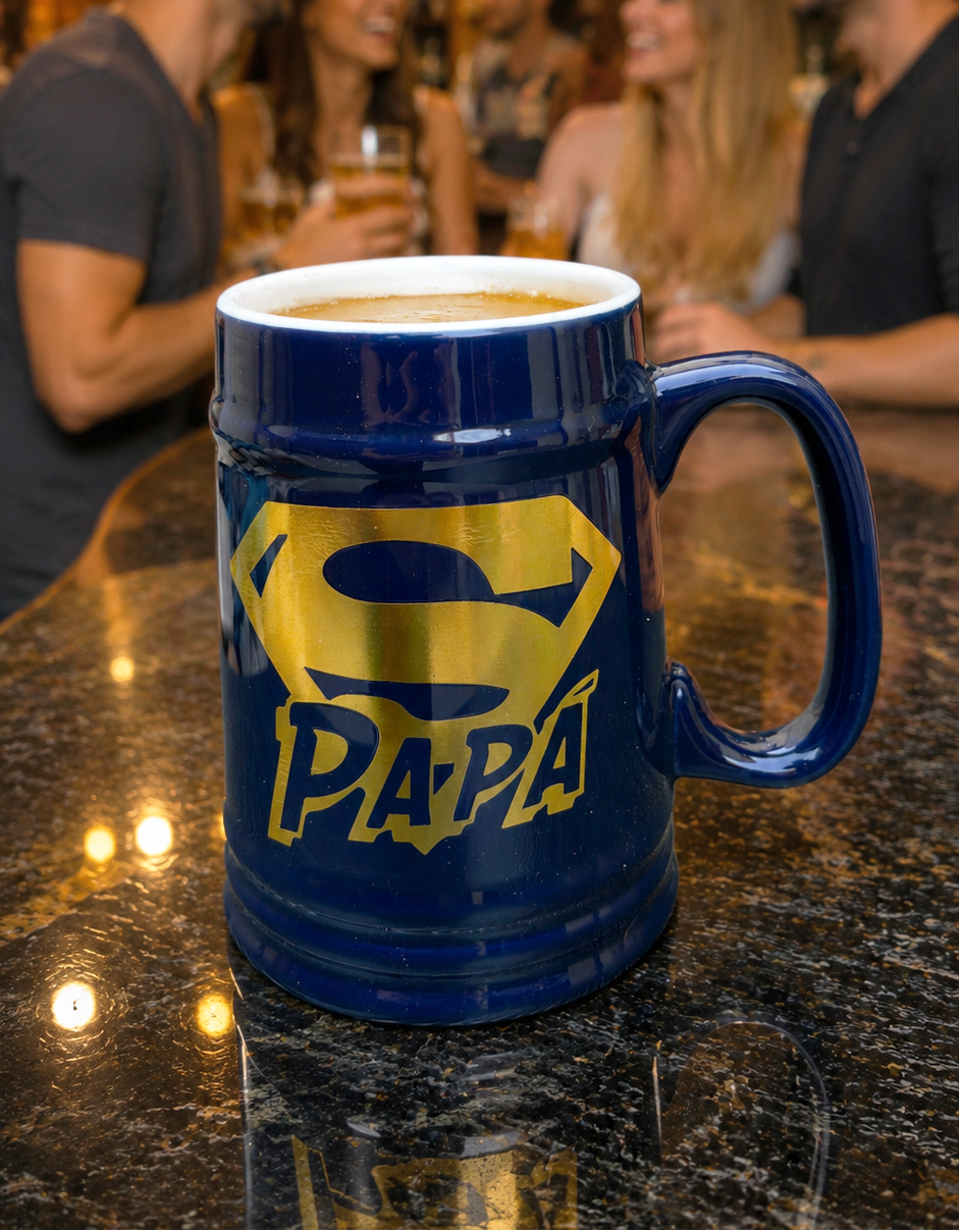 Chop/ Taza Grande Papá Guapo | Chop Cervecero para Papá