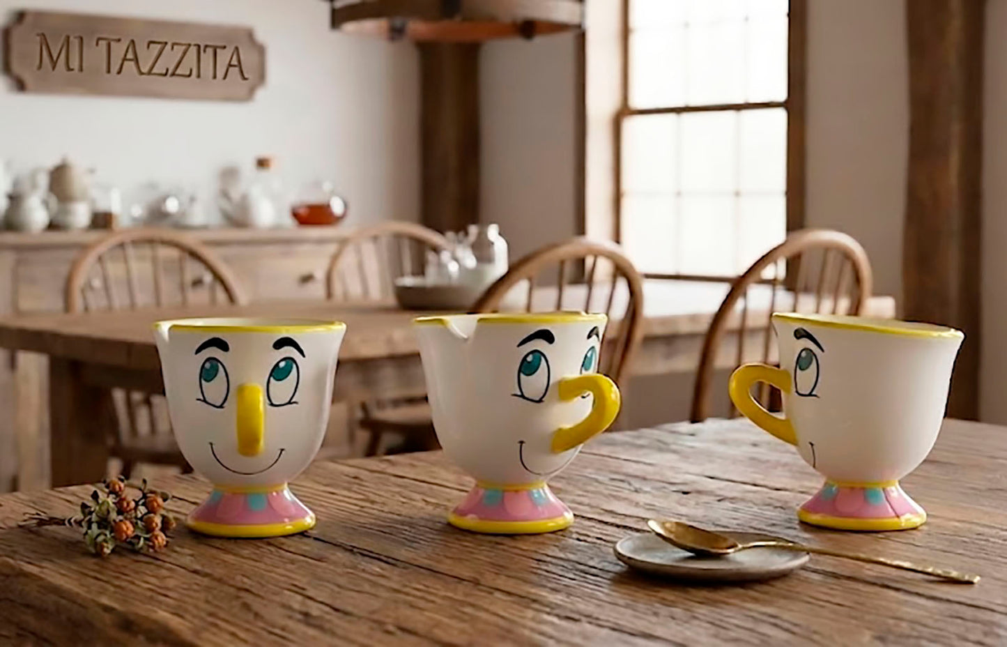 Taza Chip de la Bella y la Bestia 