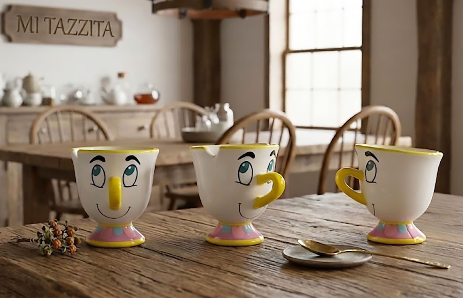 Taza Chip de la Bella y la Bestia 