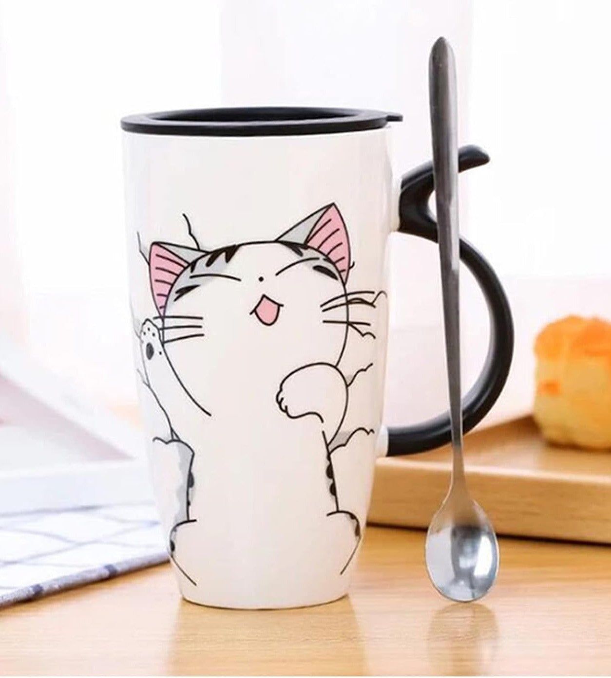 Taza de Gatito Chi con Tapa - Taza Gatos