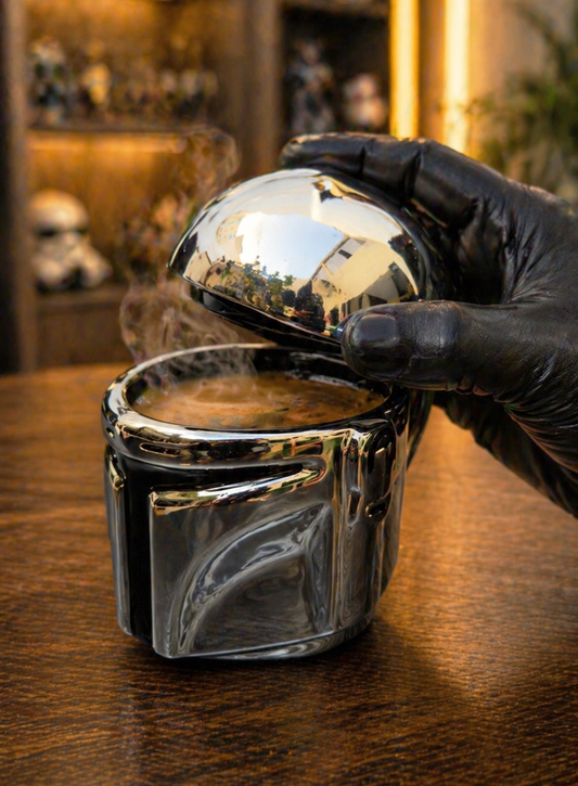 Taza Mandalorian con Tapa | Taza Star Wars