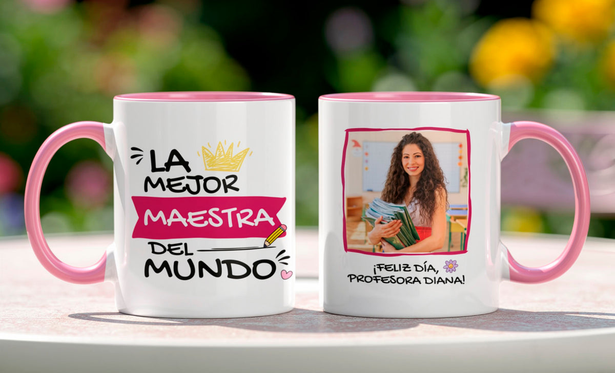 Taza Tu Profesora Favorita en tu Taza Personalizada 👩🏽‍🏫☕