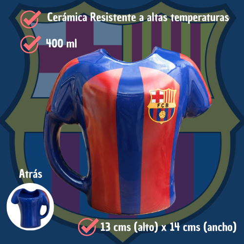Taza Camiseta 3D FC Barcelona Barça