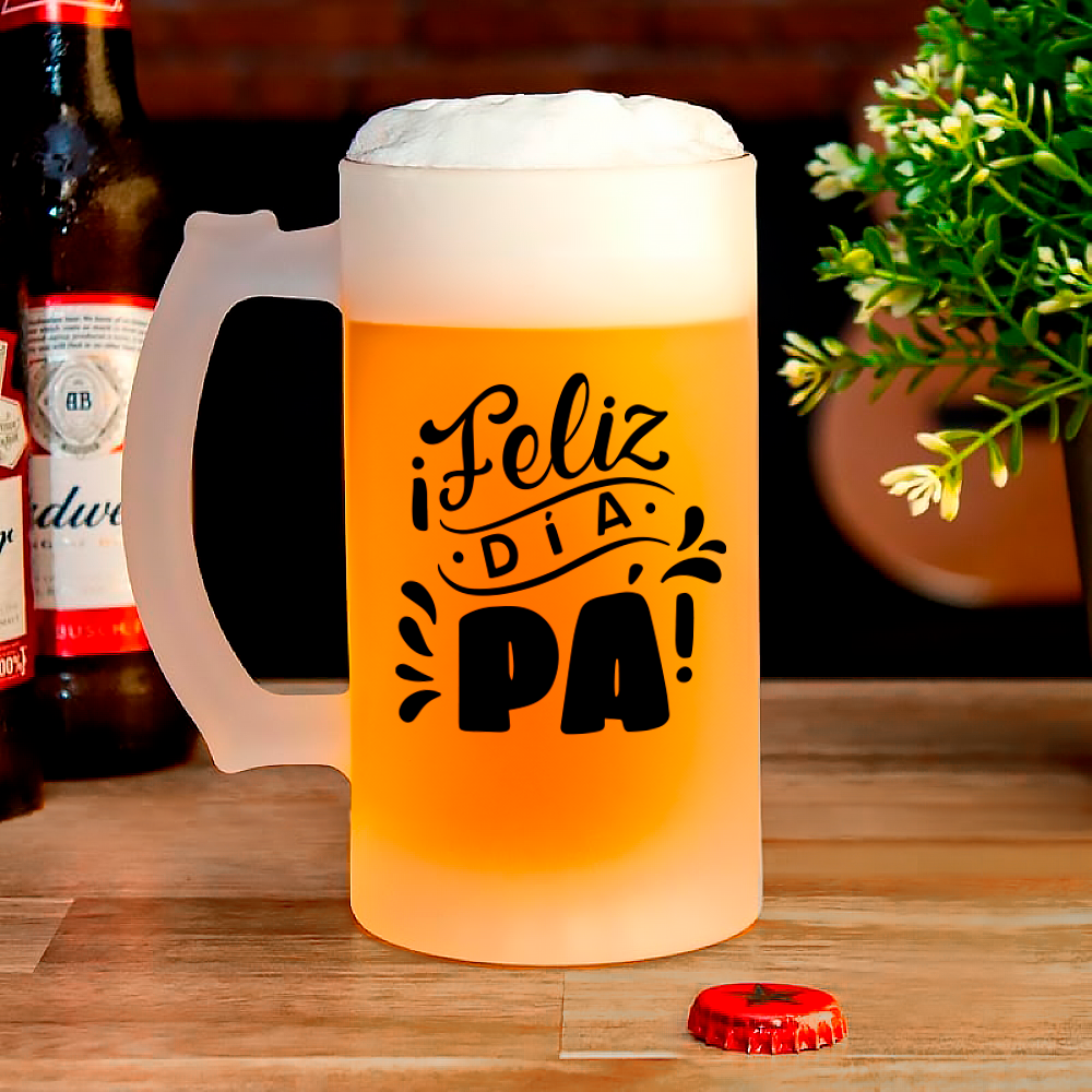 Chop Cervecero Feliz Día Pá - Chop Cervecero Papá