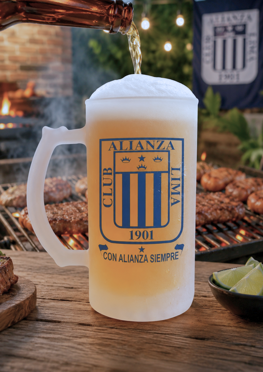 Chop Cervecero Aquí Toma el Mejor Hincha Blanquiazul - Chop Pavonado