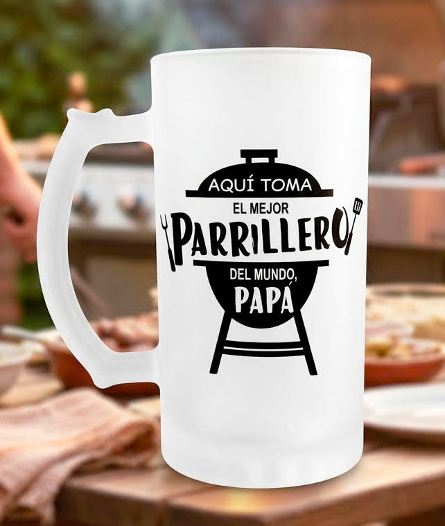 Chop Cervecero Aquí Toma el Mejor Parrillero del Mundo, Papá | Chop Cervecero Papá | Chop Pavonado