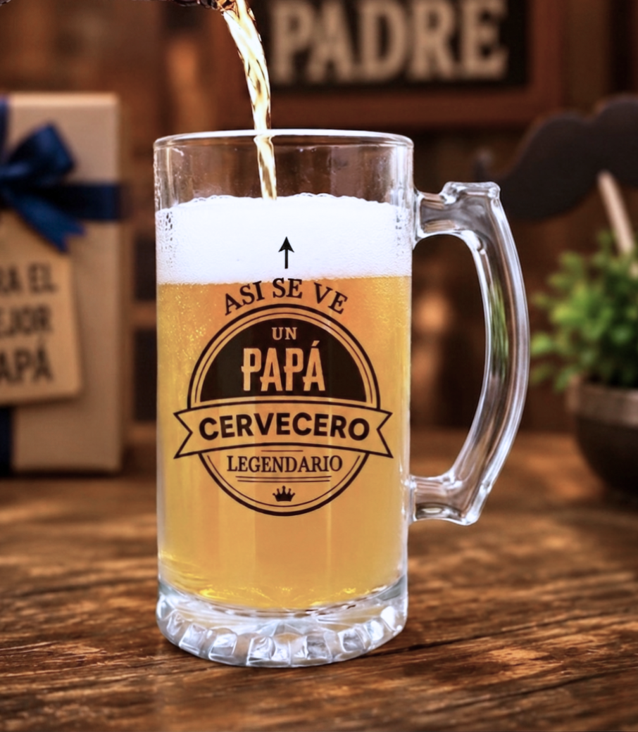 Chop Cervecero Así se ve un Papá Cervecero Legendario | Chop Cervecero Papá| Chop Transparente