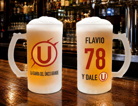 Chop Cervecero Camiseta Universitario con tu Nombre