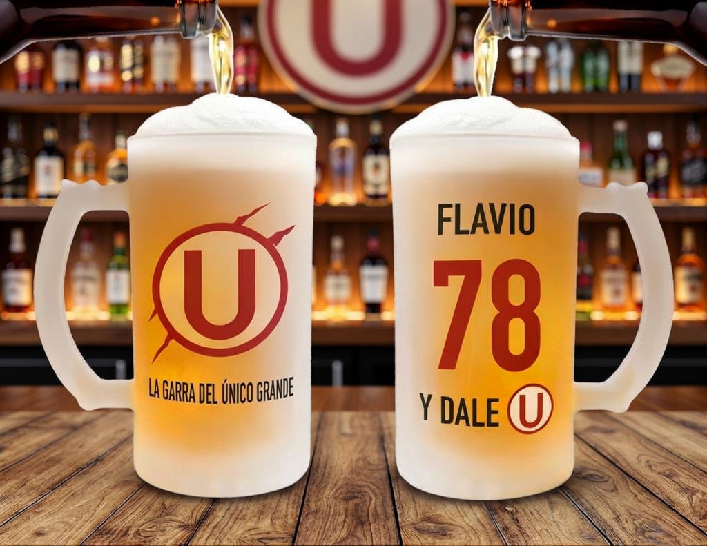 Chop Cervecero Camiseta Universitario con tu Nombre