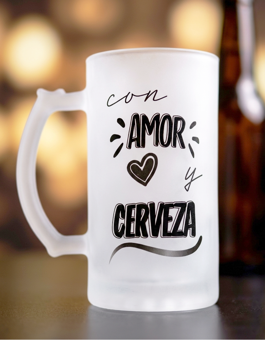 Chop Cervecero Con Amor y Cerveza | Chop Cervecero Papá | Chop Pavonado