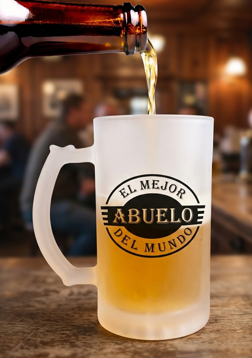 Chop Cervecero El Mejor Abuelo del Mundo | Chop Cervecero Papá | Chop Pavonado