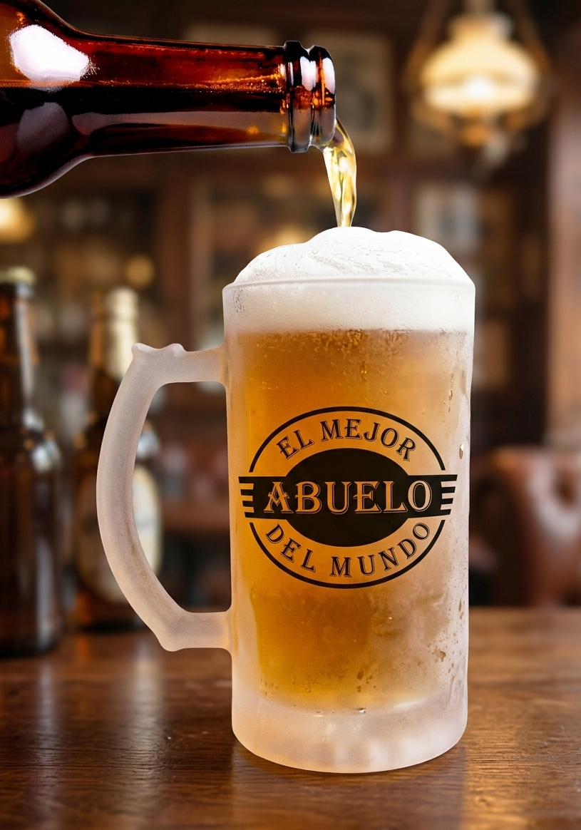 Chop Cervecero El Mejor Abuelo del Mundo | Chop Cervecero Papá | Chop Pavonado