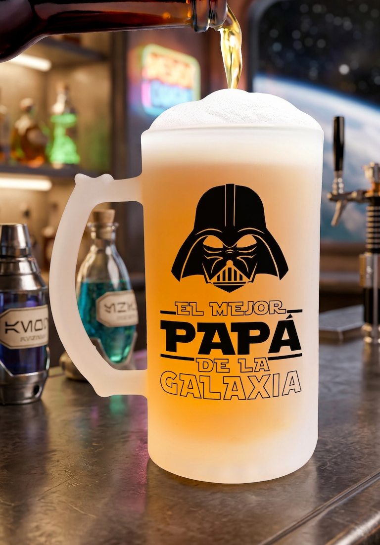 Chop Cervecero El Mejor Papá de la Galaxia | Chop Cervecero Papá | Chop Pavonado