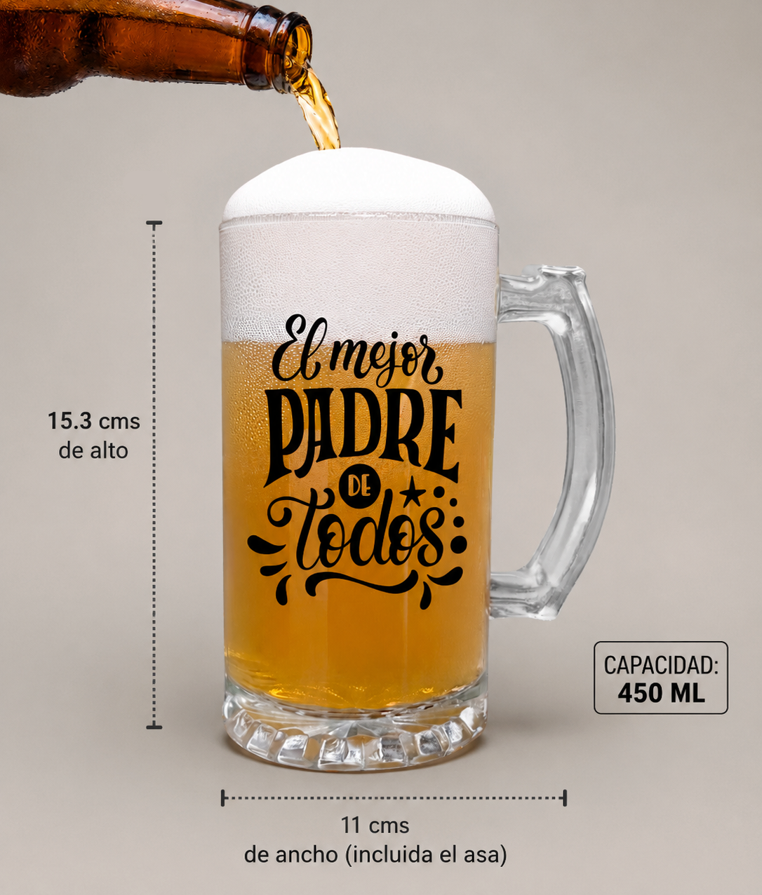 Chop Cervecero ¡El mejor padre de todos! | Chop Cervecero Papá | Chop Transparente