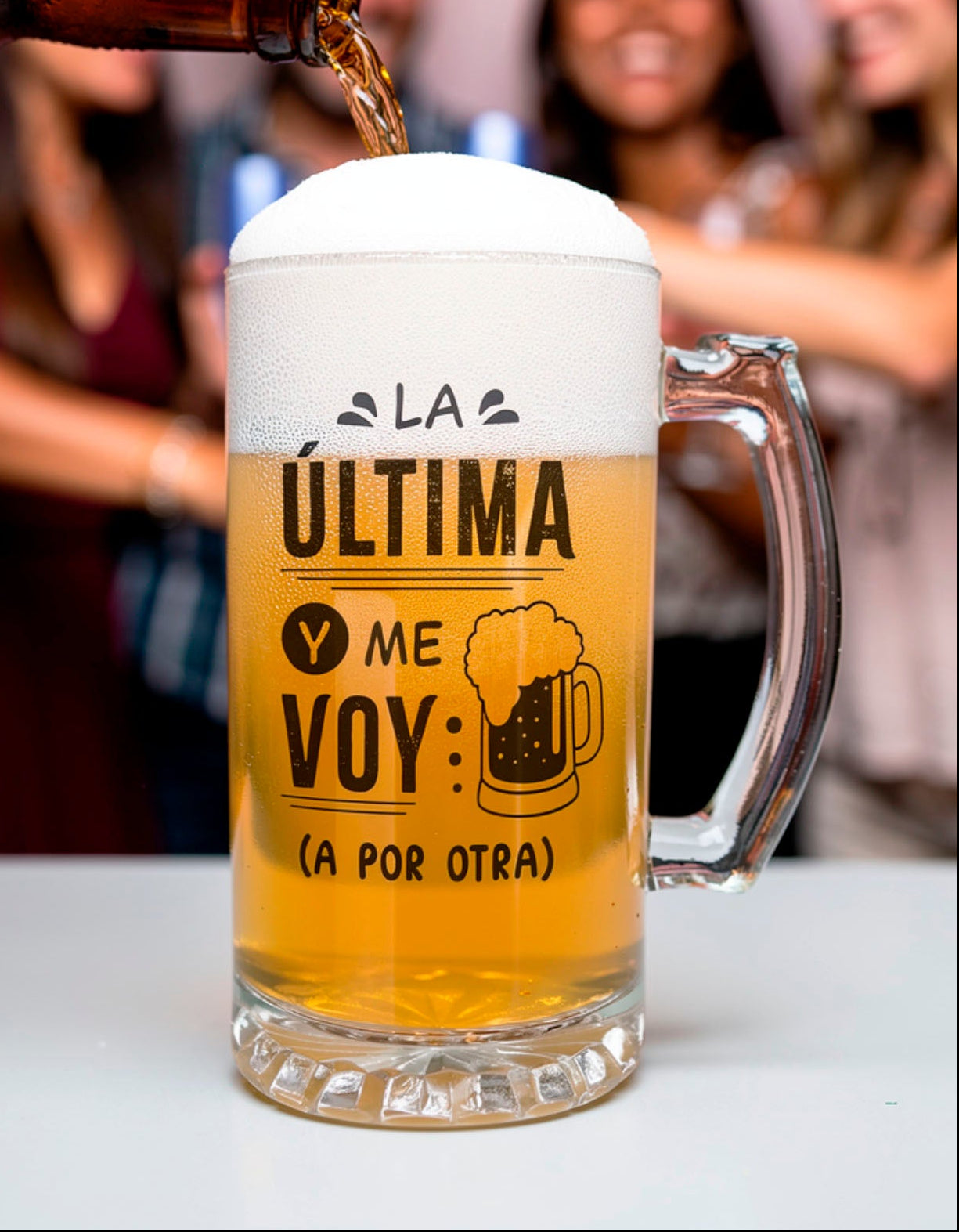 Chop Cervecero La última y me voy (A por otra) | Chop Cervecero Papá | Chop Transparente