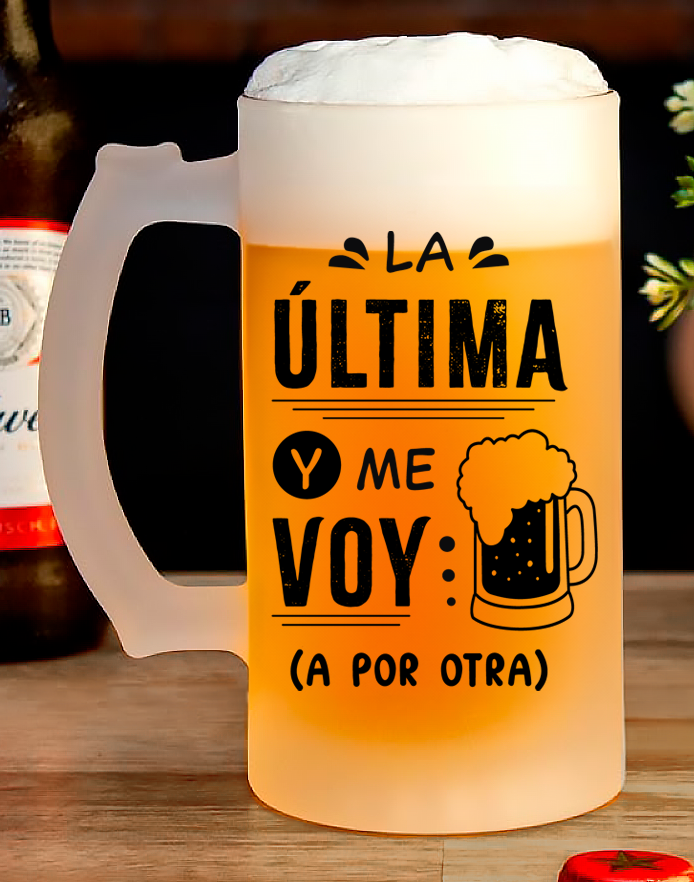 Chop Cervecero Pavonado La última y me voy (A por otra)- Chop Cervecero Día del Padre - Chops para Papá