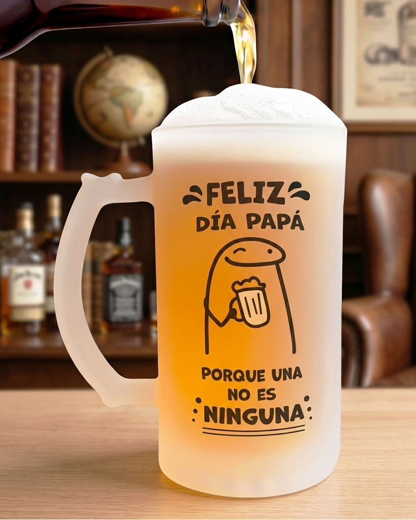 Chop Cervecero Porque una no es Ninguna | Chop Cervecero Papá | Chops Pavonado