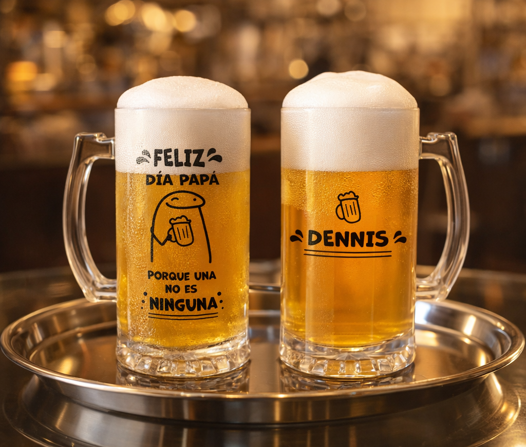 Chop Cervecero Porque una no es Ninguna Personalizado con Nombre  | Chop Cervecero Papá