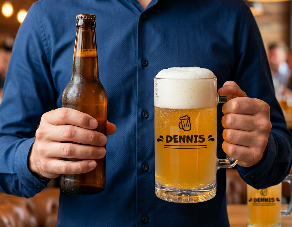 Chop Cervecero Porque una no es Ninguna Personalizado con Nombre  | Chop Cervecero Papá