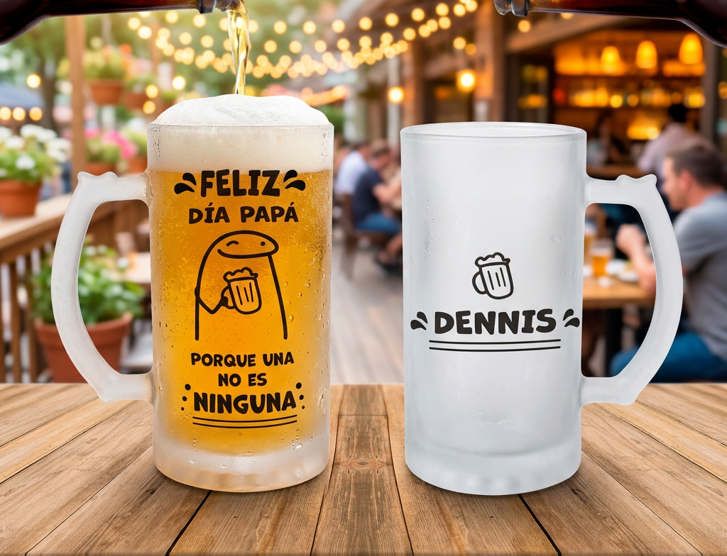 Chop Cervecero Porque una no es Ninguna Personalizado con Nombre  | Chop Cervecero Papá