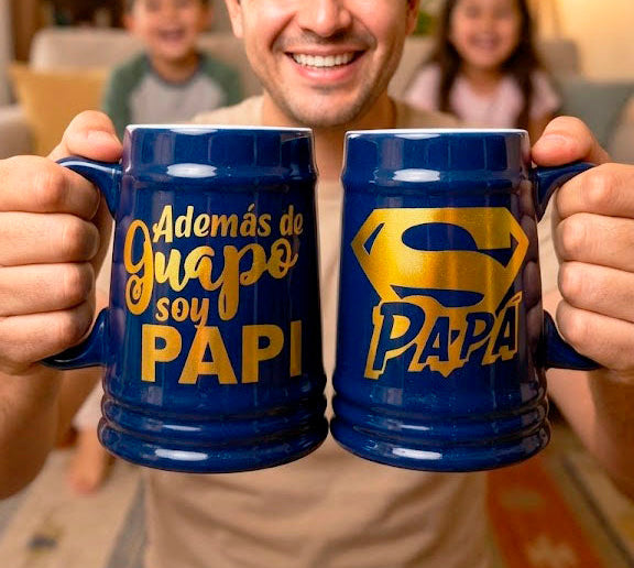 Chop/ Taza Grande Papá Guapo | Chop Cervecero para Papá