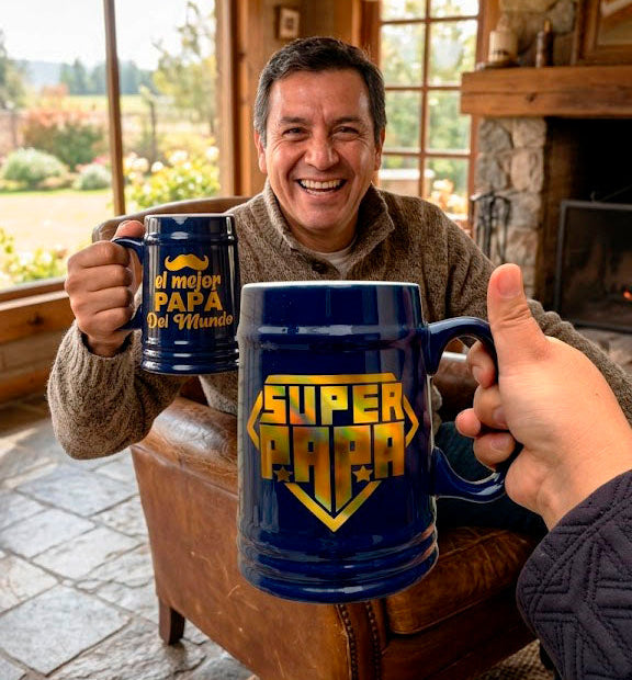 Chop/ Taza Grande Super Papá | Chop Cervecero para Papá