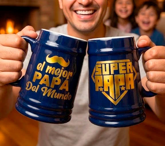 Chop/ Taza Grande Super Papá | Chop Cervecero para Papá